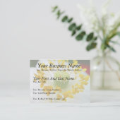 Carte De Visite Pavot blanc délicieux (Debout devant)