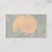 Carte De Visite Pavot de Californie (Dos)