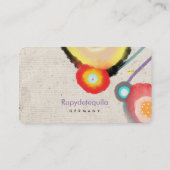 Carte De Visite Pavots à l'aquarelle (Dos)
