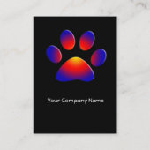 CARTE DE VISITE PAW COLORÉ (Dos)