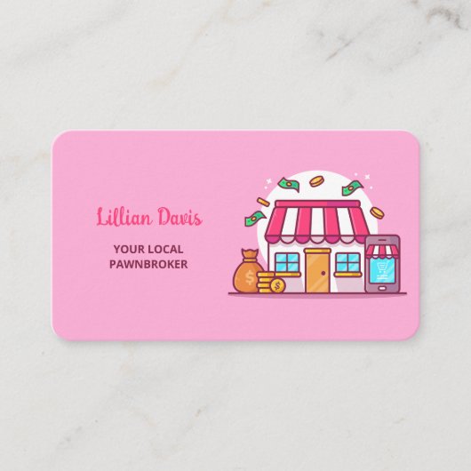 Carte De Visite Pawn Shop (Devant)