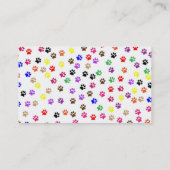 Carte de visite Paws (Dos)