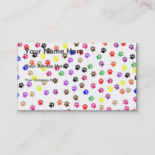 Carte de visite Paws