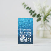 Carte De Visite Pay it Forward Random Act of Kindness Aqua Blue (Debout devant)