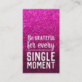 Carte De Visite Pay it Forward Random Act of Kindness Hot Pink (Devant)