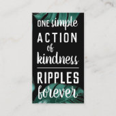 Carte De Visite Payez-le de l'avant Random Act de la jungle gentil (Devant)