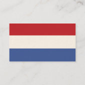 Carte De Visite Pays-Bas - Affaires (Dos)
