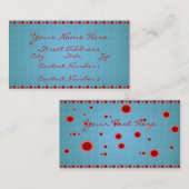 Carte De Visite Pays confortable (Devant / Derrière)