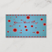 Carte De Visite Pays confortable (Dos)