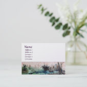 Carte De Visite PAYS DE MAREMMA TUSCANY monogramme platine (Debout devant)