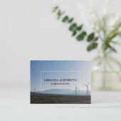 Carte De Visite Pays des moulins à vent (Debout devant)