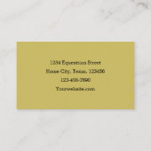 Carte De Visite Pays du cheval Rustique Automne (Dos)