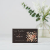 Carte De Visite Pays Fleurs de Mariage Occidentales (Debout devant)