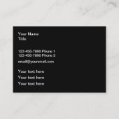 Carte De Visite Pays Immobilier Terrain agricole Thème (Dos)