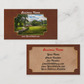 Carte De Visite Pays - le pâturage (Devant / Derrière)