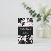 Carte De Visite Pays Western Vache thème Motif (Debout devant)