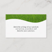 Carte De Visite Paysage (Dos)