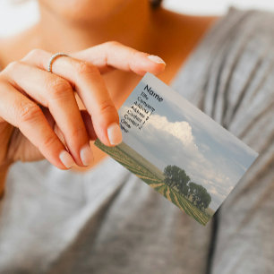 Carte De Visite Paysage agricole Big Sky