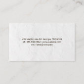 Carte De Visite Paysage | Arborescence dans un champ (Dos)