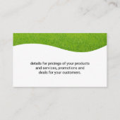 Carte De Visite Paysage | Arbres | Outils de jardinage (Dos)