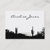 Carte De Visite Paysage de désert (Devant)