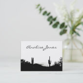 Carte De Visite Paysage de désert (Debout devant)