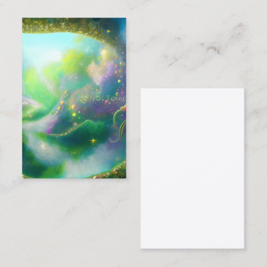 Carte De Visite Paysage de Fairytale Graphisme (Devant / Derrière)