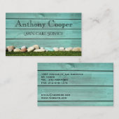 Carte De Visite Paysage de jardins (Devant / Derrière)