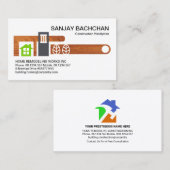 Carte De Visite Paysage de la couche de bois de la clé (Devant / Derrière)