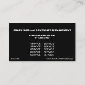 Carte De Visite *~* Paysage de la forêt laitière américaine en dét (Dos)