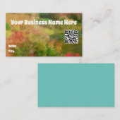 Carte De Visite Paysage de l'artiste (Devant / Derrière)