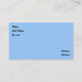 Carte De Visite Paysage de montagne (Dos)