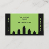 Carte De Visite Paysage de pelouse Double côté (Dos)