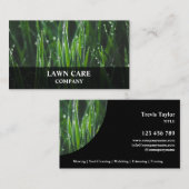 Carte De Visite Paysage de pelouse jardin professionnel moderne Bu (Devant / Derrière)