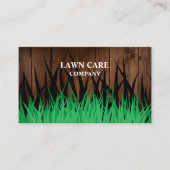Carte De Visite Paysage de pelouse jardin professionnel moderne Bu (Devant)