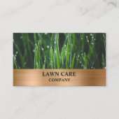 Carte De Visite Paysage de pelouse jardin professionnel moderne Bu (Devant)