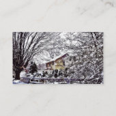 Carte De Visite Paysage d'hiver (Dos)