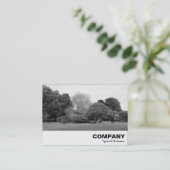 Carte De Visite Paysage du parc (Debout devant)