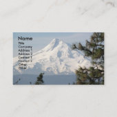 Carte De Visite Paysage du sommet du mont Hood (Devant)
