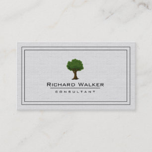 Carte De Visite Paysage élégant du logo de l'entretien de la pel