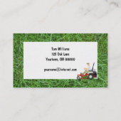 Carte De Visite Paysage en herbe verte (Dos)