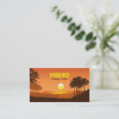 Carte de visite paysage ensoleillé (Debout devant)