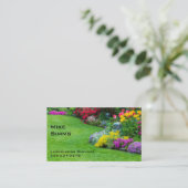 Carte De Visite Paysage, Entretien de pelouse, jardinier, Professi (Debout devant)