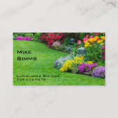 Carte De Visite Paysage, Entretien de pelouse, jardinier, Professi (Devant)