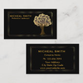 Carte De Visite Paysage Gardener de jardin professionnel (Devant / Derrière)