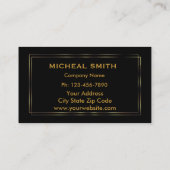 Carte De Visite Paysage Gardener de jardin professionnel (Dos)