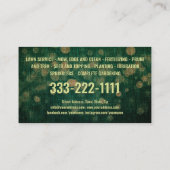 Carte De Visite Paysage Gardener Pour Propriétés Commerciales (Dos)