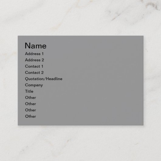 Carte De Visite Paysage hivernal (Devant)