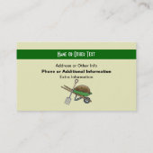 Carte De Visite Paysage humoristique (Dos)