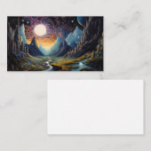 Carte De Visite Paysage Imaginaire (Devant / Derrière)